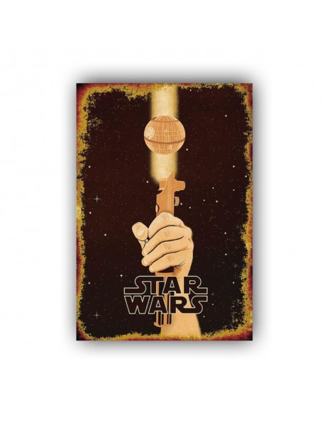 STAR WARS 8 AHŞAP POSTER 20x30cm  - 65