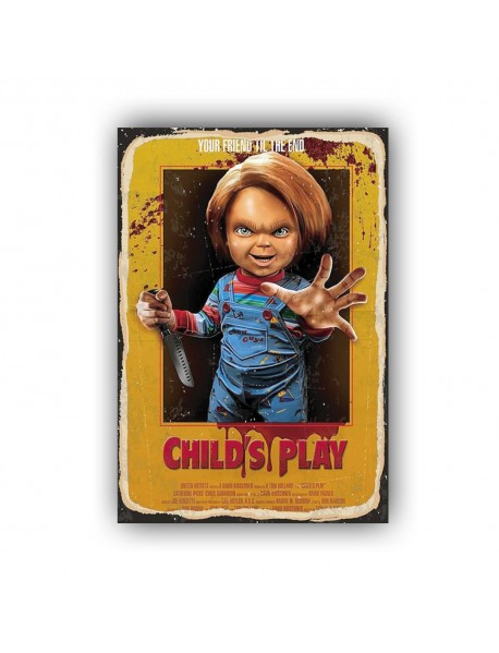 CHILD'S PLAY AHŞAP POSTER 20x30cm  - 16