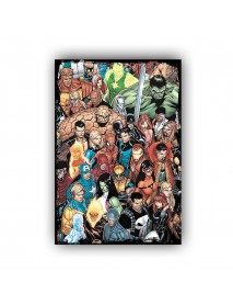 MARVEL 6 AHŞAP POSTER 20x30cm  - 19