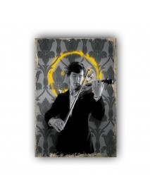 SHERLOCK HOLMES 6 AHŞAP POSTER 20x30cm  - 44