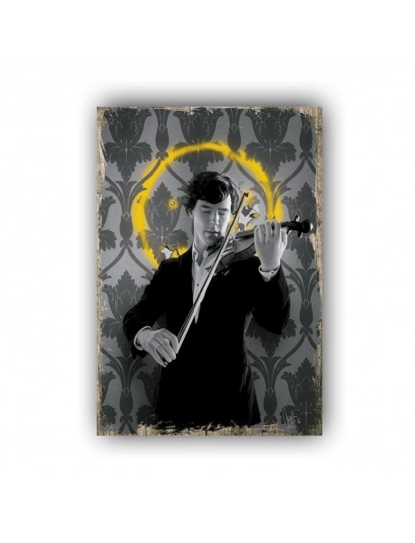 SHERLOCK HOLMES 6 AHŞAP POSTER 20x30cm  - 44