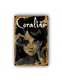 CORALINE AHŞAP POSTER 20x30cm  - 60