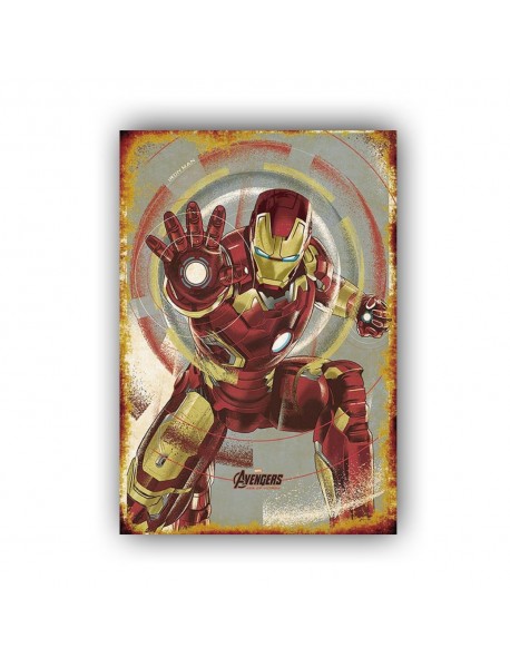 IRON MAN AVENGERS AHŞAP POSTER 20x30cm  - 72