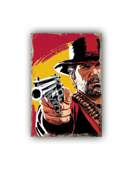 REDEMPTION 2 AHŞAP POSTER 20x30cm  - 25