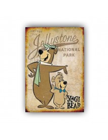 YOGI BEAR AHŞAP POSTER 20x30cm  - 31