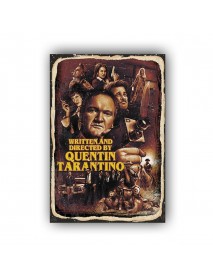 WRITTEN AND DIRECTED BY QUENTIN TARANTINO AHŞAP POSTER 20x30cm  - 94