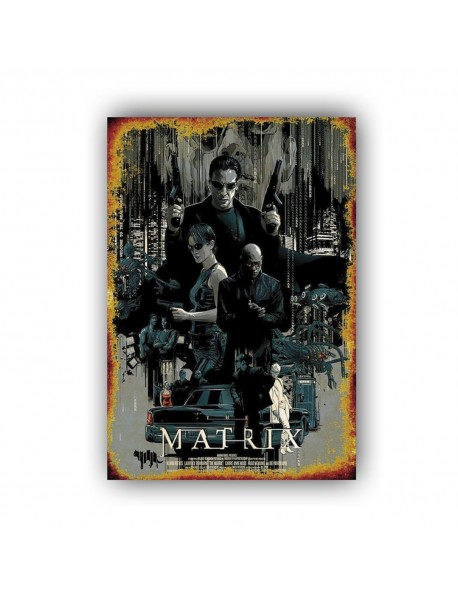 MATRIX AHŞAP POSTER 20x30cm  - 09