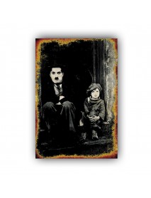 CHAPLIN 13 AHŞAP POSTER 20x30cm  - 27