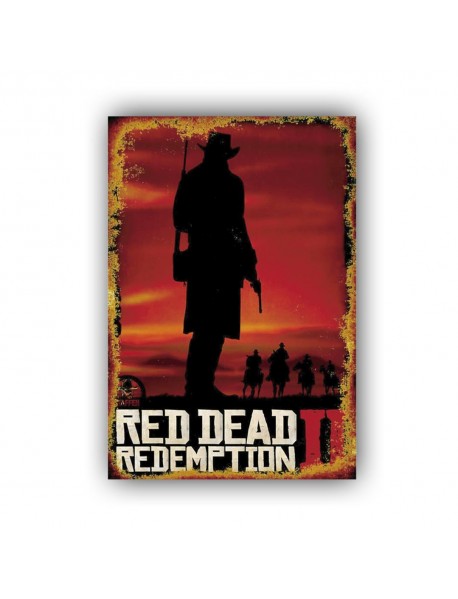 RED DEAD REDEMPTION II AHŞAP POSTER 20x30cm  - 53