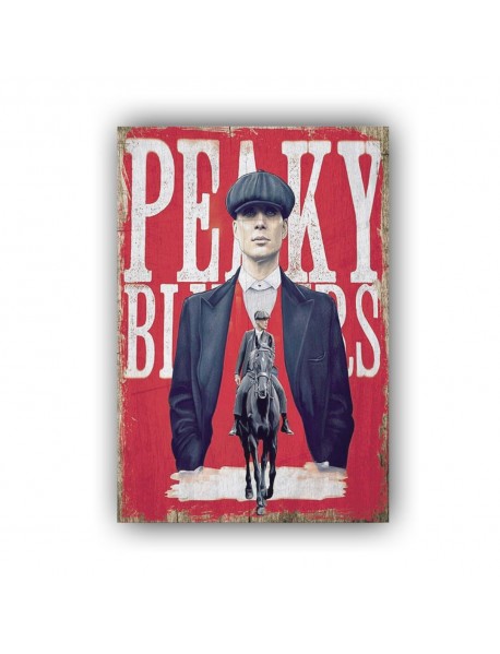 PEAKY BLINDERS 24 AHŞAP POSTER 20x30cm  - 63