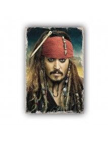 JOHNNY DEPP 4 AHŞAP POSTER 20x30cm  - 97