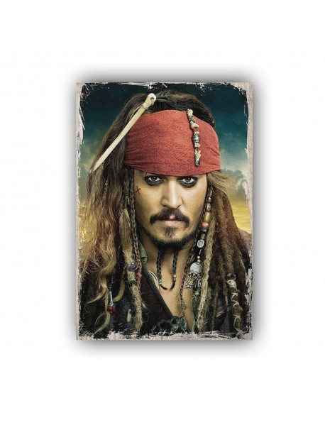 JOHNNY DEPP 4 AHŞAP POSTER 20x30cm  - 97