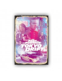 TOKYO DRIFT AHŞAP POSTER 20x30cm  - 14