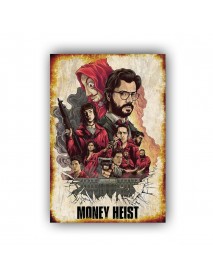 MONEY HEIST AHŞAP POSTER 20x30cm  - 16