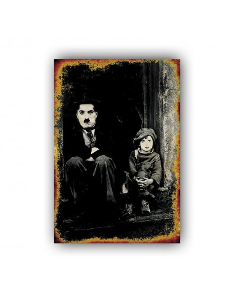 CHAPLIN 14 AHŞAP POSTER 20x30cm  - 19