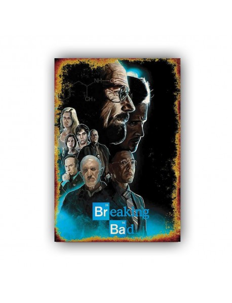 BREAKING BAD 9 AHŞAP POSTER 20x30cm  - 26