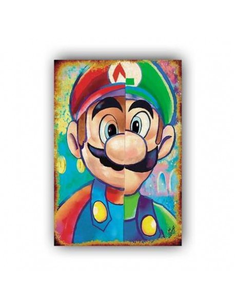 MARIO 3 AHŞAP POSTER 20x30cm  - 09