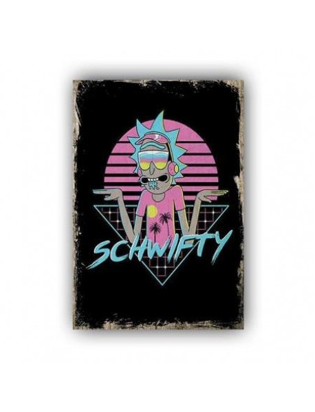 SCHWIFTY AHŞAP POSTER 20x30cm  - 12