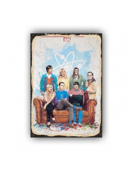 THE BIGBANG THEORY 2 AHŞAP POSTER 20x30cm  - 74