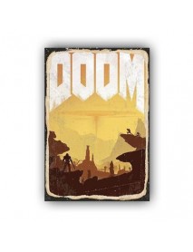 DOOM AHŞAP POSTER 20x30cm  - 74