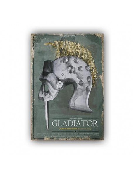 GLADIATOR AHŞAP POSTER 20x30cm  - 06