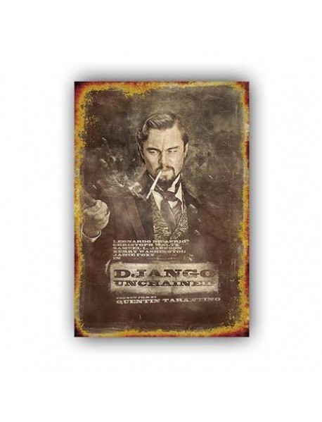 D.JANGO UNCHAINED AHŞAP POSTER 20x30cm  - 47