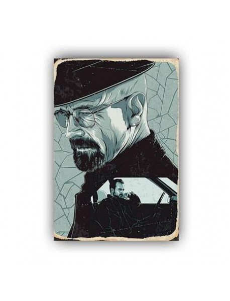 BREAKING BAD 10 AHŞAP POSTER 20x30cm  - 18