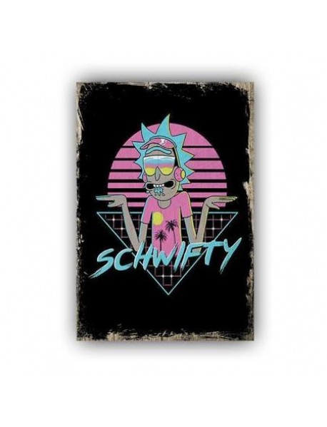 SCHWIFTY 2 AHŞAP POSTER 20x30cm  - 35