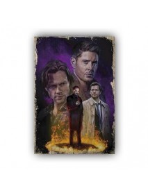 SUPERNATURAL 2 AHŞAP POSTER 20x30cm  - 78