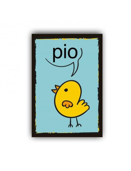 PIOO! AHŞAP POSTER 20x30cm  - 51