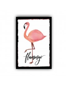 FLAMINGO 2 AHŞAP POSTER 20x30cm  - 68