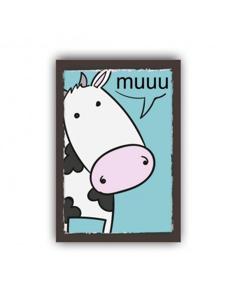 MUUU 2 AHŞAP POSTER 20x30cm  - 83