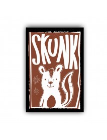 SKUNK 2 AHŞAP POSTER 20x30cm  - 14