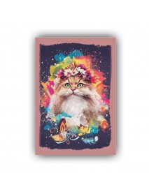 DREAM CAT AHŞAP POSTER 20x30cm  - 76