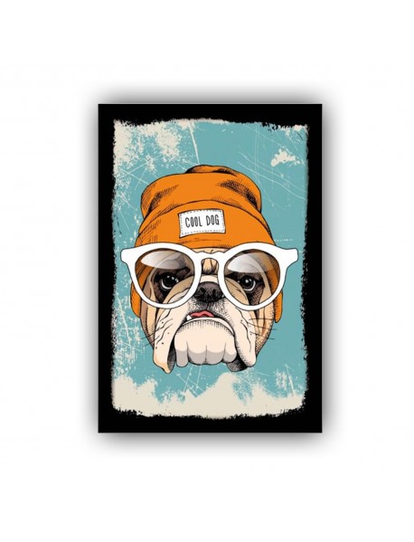 COOL DOG 3 AHŞAP POSTER 20x30cm  - 86