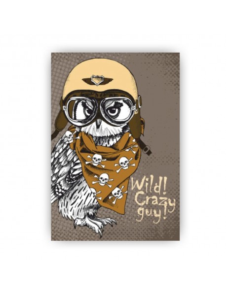 WILD CRAZY GUY 3 AHŞAP POSTER 20x30cm  - 47