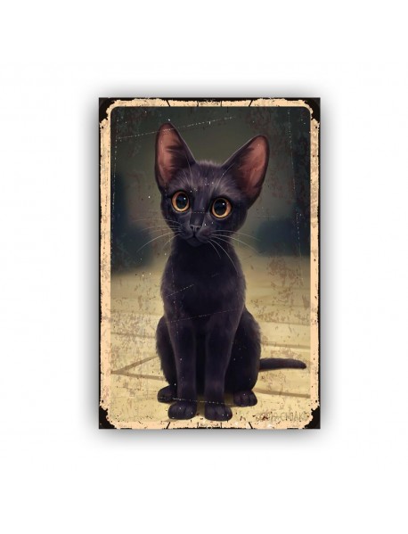 GOOD CAT 2 AHŞAP POSTER 20x30cm  - 52