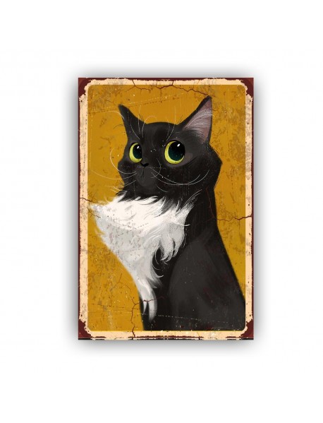 GOOD CAT 3 AHŞAP POSTER 20x30cm  - 53