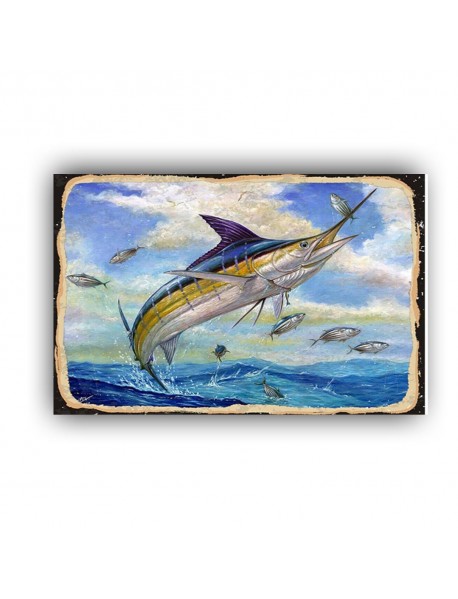 SWORDFISH 2 AHŞAP POSTER 20x30cm  - 51