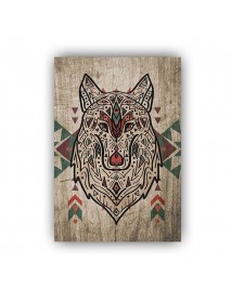 WOLF 5 AHŞAP POSTER 20x30cm  - 26