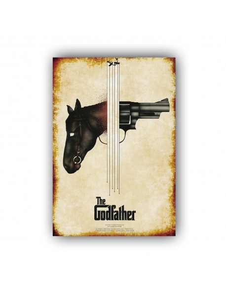 THE GODFATHER 5 AHŞAP POSTER 20x30cm  - 91