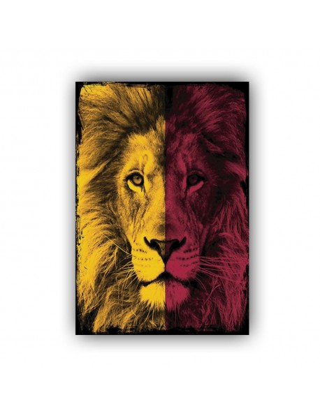 ASLAN AHŞAP POSTER 20x30cm  - 47