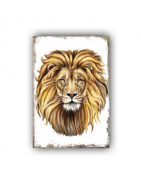 ASLAN 2 AHŞAP POSTER 20x30cm  - 83