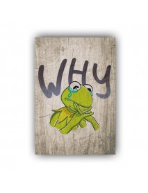 WHY AHŞAP POSTER 20x30cm  - 61