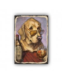 RUFF WHISKEY AHŞAP POSTER 20x30cm  - 80