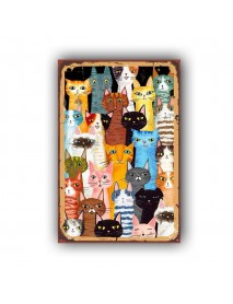 CATS AHŞAP POSTER 20x30cm  - 18