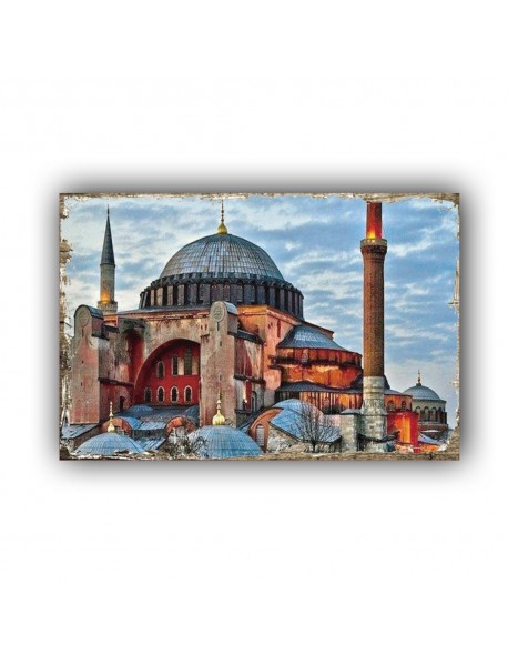 CAMİ 3 AHŞAP POSTER 20x30cm  - 91