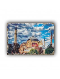 CAMİ 8 AHŞAP POSTER 20x30cm  - 96