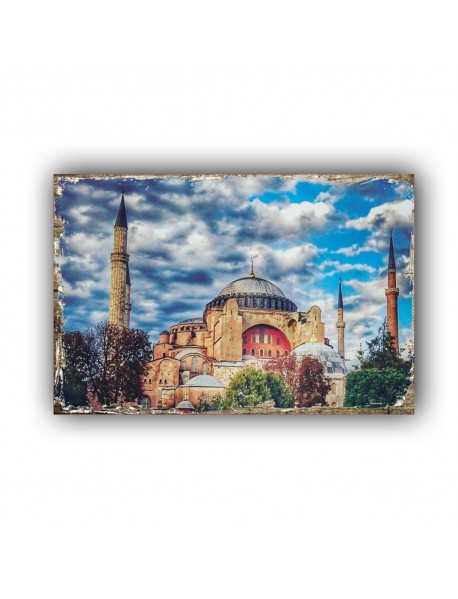 CAMİ 8 AHŞAP POSTER 20x30cm  - 96