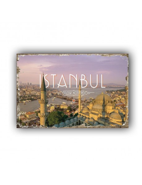 İSTANBUL 9 AHŞAP POSTER 20x30cm  - 97